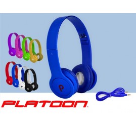 PLATOON PL-2346 MİC. MP3 VE PC KULAKLIK JACKLI (RUBBER)