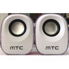 MTC MİNİ 1+1 IŞIKLI USB SPEAKER MT-4037