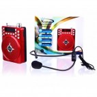 Kingboss KB-Q9 Mikrofon Girişli Portatif Anfi Müzik Çalar ve Radyo