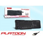 PLATOON PL-144 USB MULTİMEDİA KLAVYE