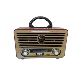 Meier MI-115 USB/SD/MP3 Bluetooth Şarjlı Nostaljik Radyo