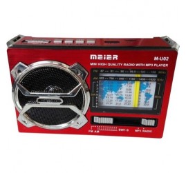 Meier M-U02 Usb/Sd/Mp3 Fenerli Şarjlı Radyo