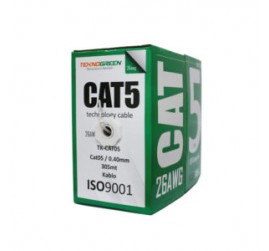 TeknoGreen TK-CAT05 305m Cat5 0.40mm CCA Kablo