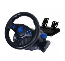 Kontorland FT-096 Titreşimli USB Oyun Direksiyon Seti PC Uyumlu