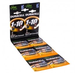 Duracell AAA İnce Pil 12'li Kartela