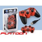 PLATOON PL-2593 ANOLOG DUAL SHOCK VAKUM RENKLİ GAME PAD
