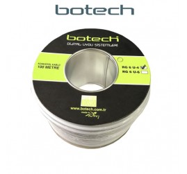Botech RG-6U4 100 MT Makaralı Anten Kablosu