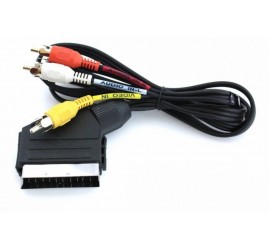 SCART TOS 3 RCA 1.2m Kablo