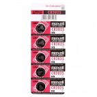 5 ADET MAXELL CR2025 3V 5 Lİ PAKET HAFIZA ve KUMANDA PİLİ