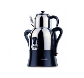 Korkmaz A341-04 Çaykolik Paslanmaz Demlik Siyah