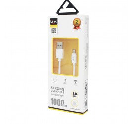 LİNKTECH K-559 Strong Lightning 2.4A 1000mm Şarj/Senkronizasyon Kablosu