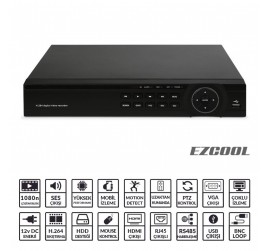 EZCOOL EZ-5108AHD 8KANAL 4SES 1HDD HDMI AHD DVR KAYIT CİHAZI