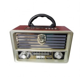 Meier MI-113 USB/SD/MP3 Bluetooth Şarjlı Nostaljik Radyo