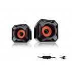 Mikado MD-177 2.0 5W * 2 Turuncu Mini USB Speaker