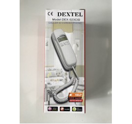 Dextel DEX-023CID ARAYAN NUMARAYI GÖSTEREN DUVAR TELEFONU (BEYAZ-SİYAH)