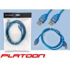 PLATOON PL-5208 USB 2.0 M/M 1.5M KABLO