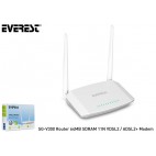Everest SG-V300 Router 64MB SDRAM 11N VDSL2/ADSL2+ Modem