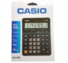 Casio GX-12B 12 Hane Masaüstü Hesap Makinesi