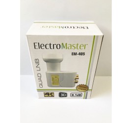ELECTROMASTER EM-405 QUAD LNB 4,LÜ LNB
