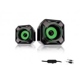 Mikado MD-177 2.0 5W * 2 Yeşil Mini USB Speaker