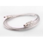 S-link SL-U2003 Usb2.0 3m Şeffaf Yazıcı Kablo