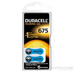 Duracell 675 Numara İşitme Cihazı Pili