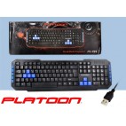PLATOON PL-155 MULTIMEDIA OYUN USB KLAVYE