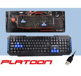 PLATOON PL-155 MULTIMEDIA OYUN USB KLAVYE