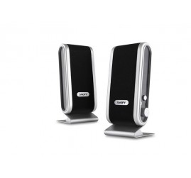 Snopy SN-820 2.0 Siyah/Gümüş Lcd İnce Tasarım USB Speaker