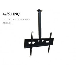 LCD HT-42 42"-50" LCD & LED TV Kademeli Tavan Askı Aparatı