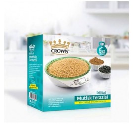 CROWN CRW-7011 DİJİTAL MUTFAK TERAZİSİ HASSAS 5KG