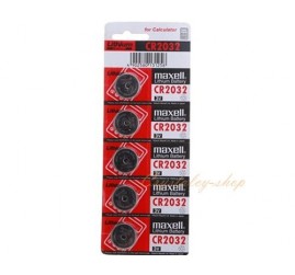 5 ADET MAXELL CR2032 3V TEKLİ HAFIZA KUMANDA PİLİ