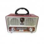 Meier MI-111USB/SD/MP3 Bluetooth Şarjlı Nostaljik Radyo