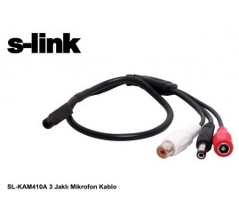 S-link SL-KAM410A 3 Jaklı Mikrofon Kablo