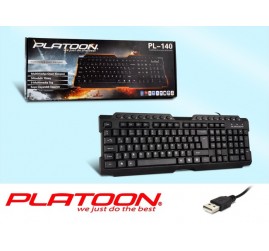 PLATOON PL-140 USB MULTİMEDİA KLAVYE